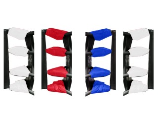 Boxing Ring Turnbuckle Covers (set of 16) : Red/Blue/White